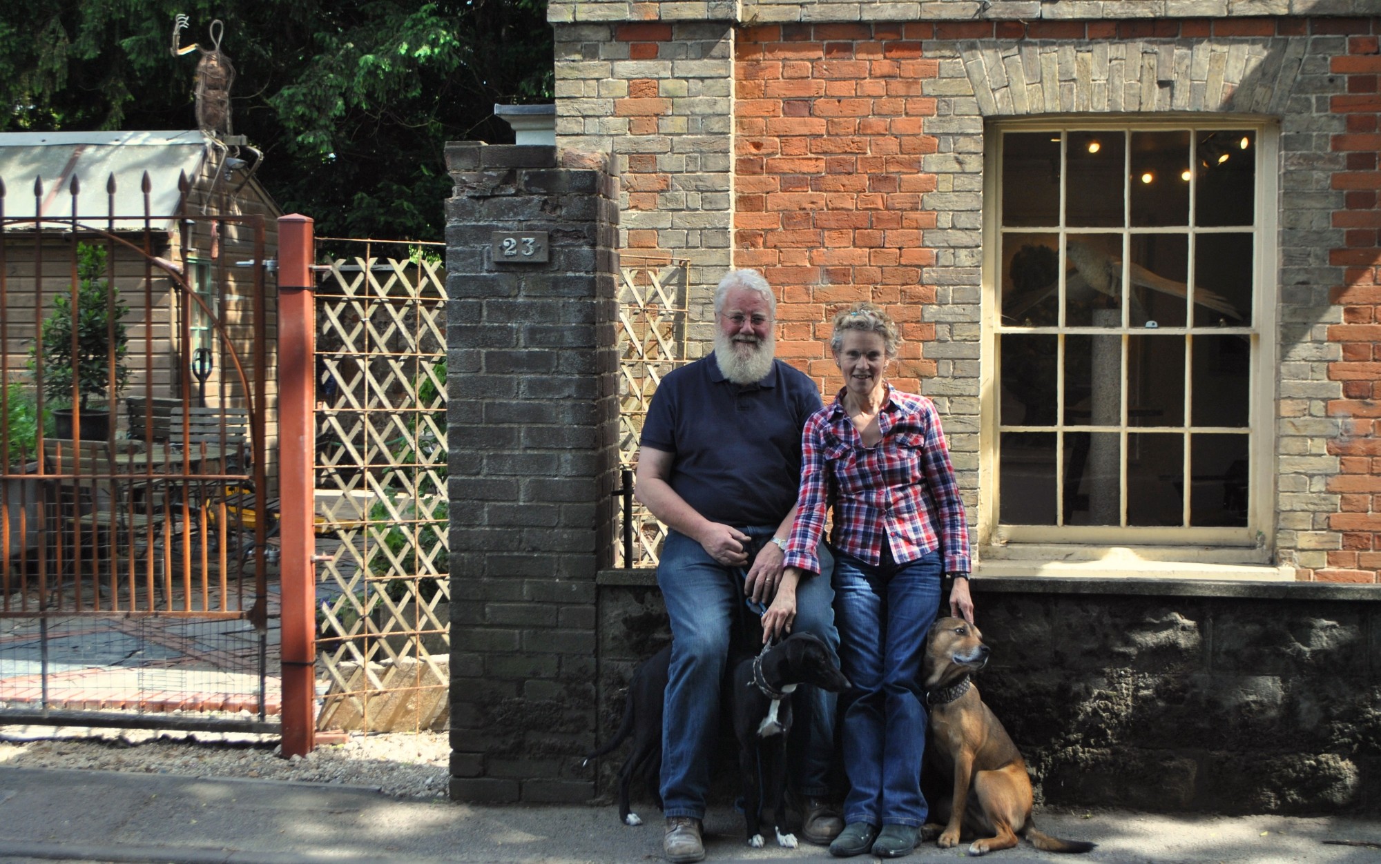 Pete and Sioban outside The Muse