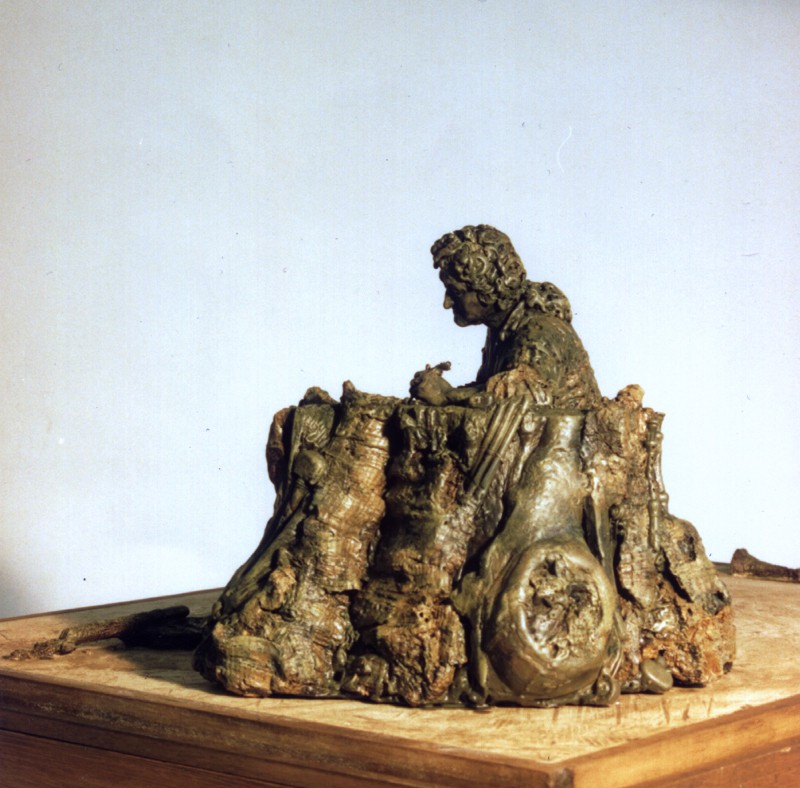 ... an English composer at work ...  (Click to enlarge)