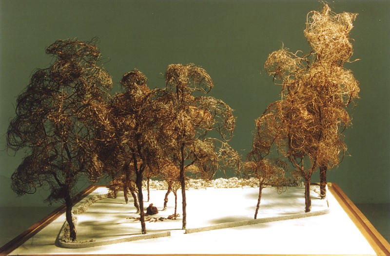 ... a small park close to the Abbey ...  (Click to enlarge)