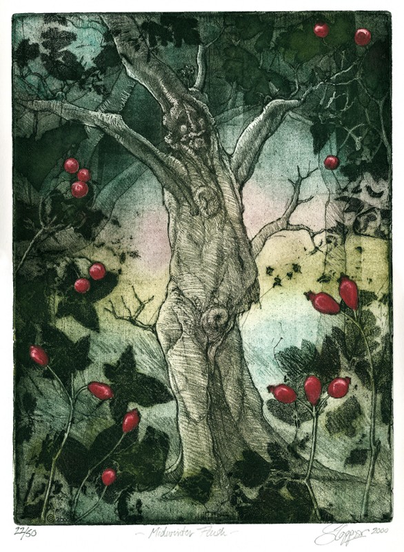 ...  a lark in the naked wet woods  �  (Click to enlarge)