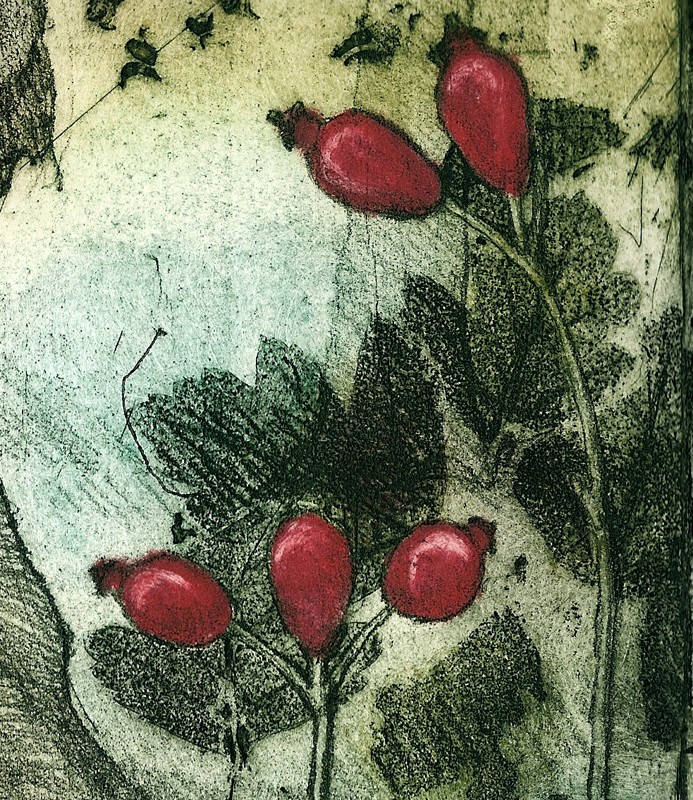 ...  a lark in the naked wet woods  �  (Click to enlarge)