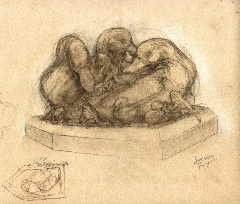 ... autumn frogpoles ...  (Click to enlarge)