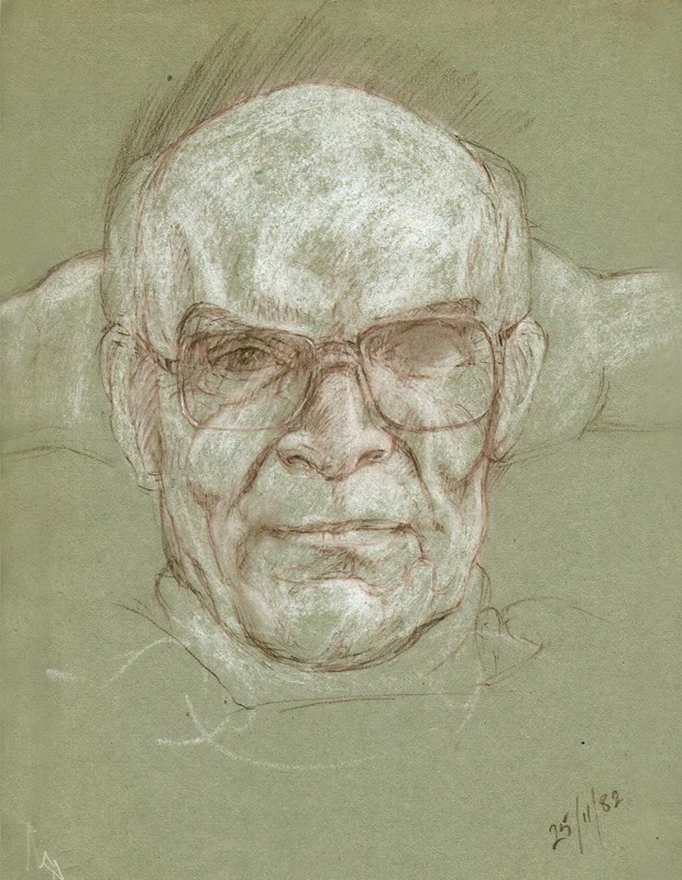 A very patient man � and a good model too.                    (Click to enlarge)