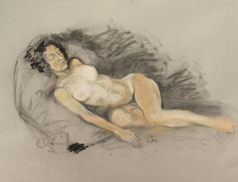 � a lovely lady in repose �  (Click to enlarge)