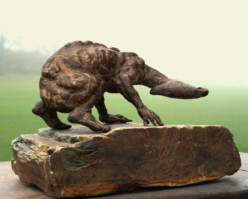 ARROW CREATURE - small bronze sculpture