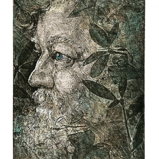 ... a study of a man who knows his woods... (Click to enlarge)