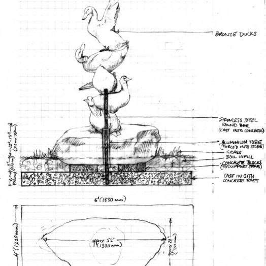 ... a gaggle of ducks ...  (Click to enlarge)