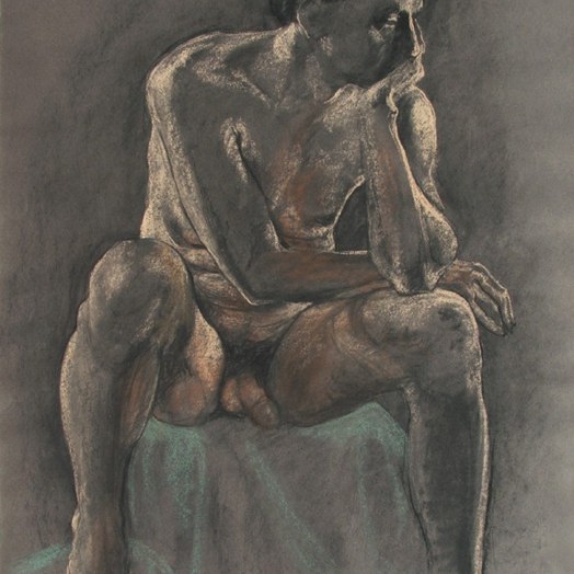 ... a pensive man ... in a dark mood
(Click to enlarge)