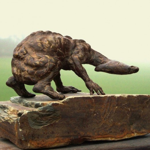 ARROW CREATURE - small bronze sculpture